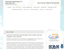 Tablet Screenshot of greatneckendo.com